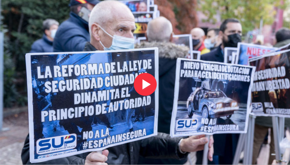 Las protestas contra el Gobierno de Pedro Sánchez se recrudecen